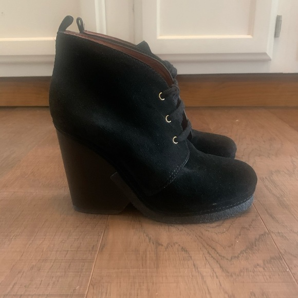 Marc by Marc Jacobs wedge suede lace up boots - Picture 5 of 10